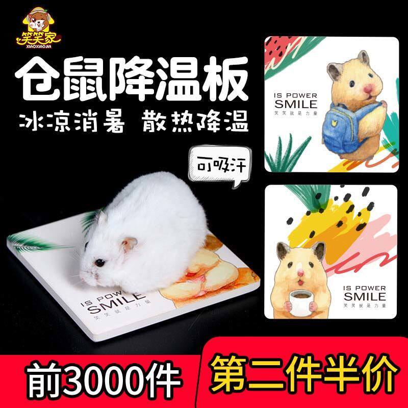 笑笑家仓鼠降温板凉席夏季荷兰猪刺猬冰床用品陶瓷散热板吸热凉板