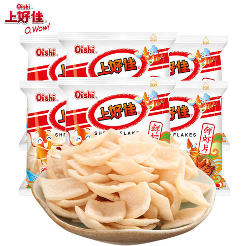 上好佳鲜虾片大礼包休闲零食