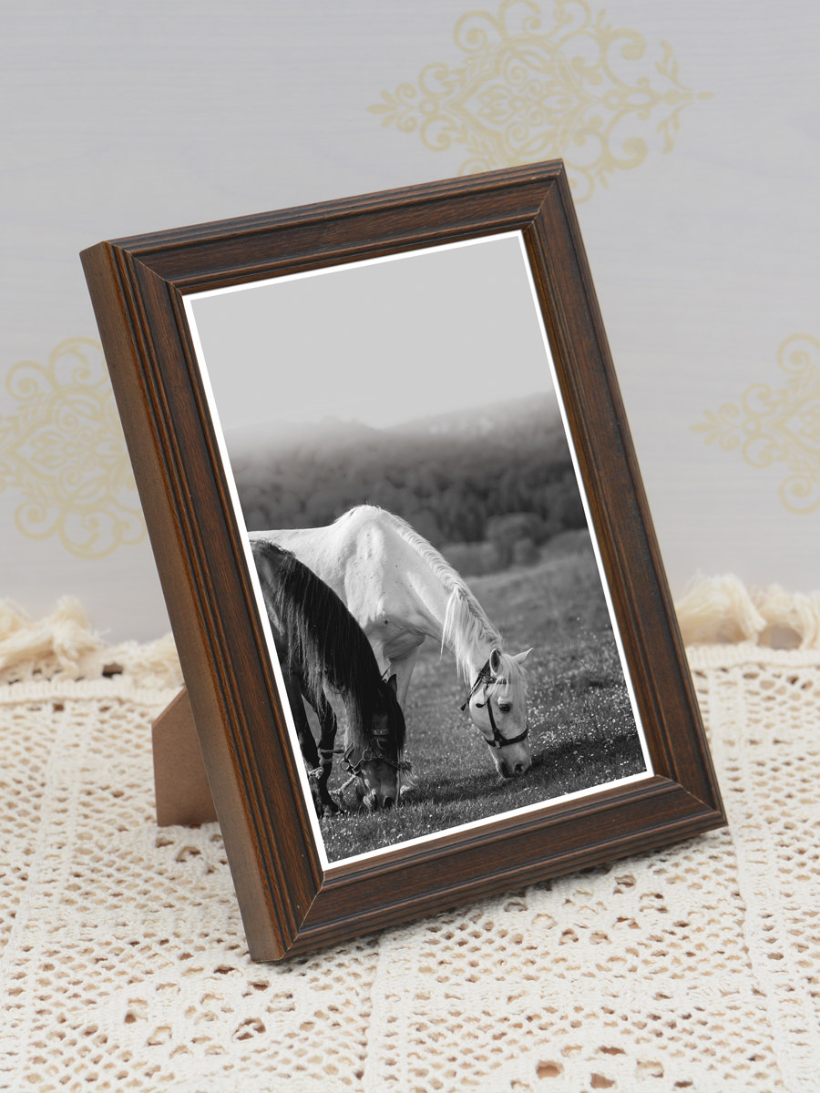 相框摆台复古美式定制架子挂墙