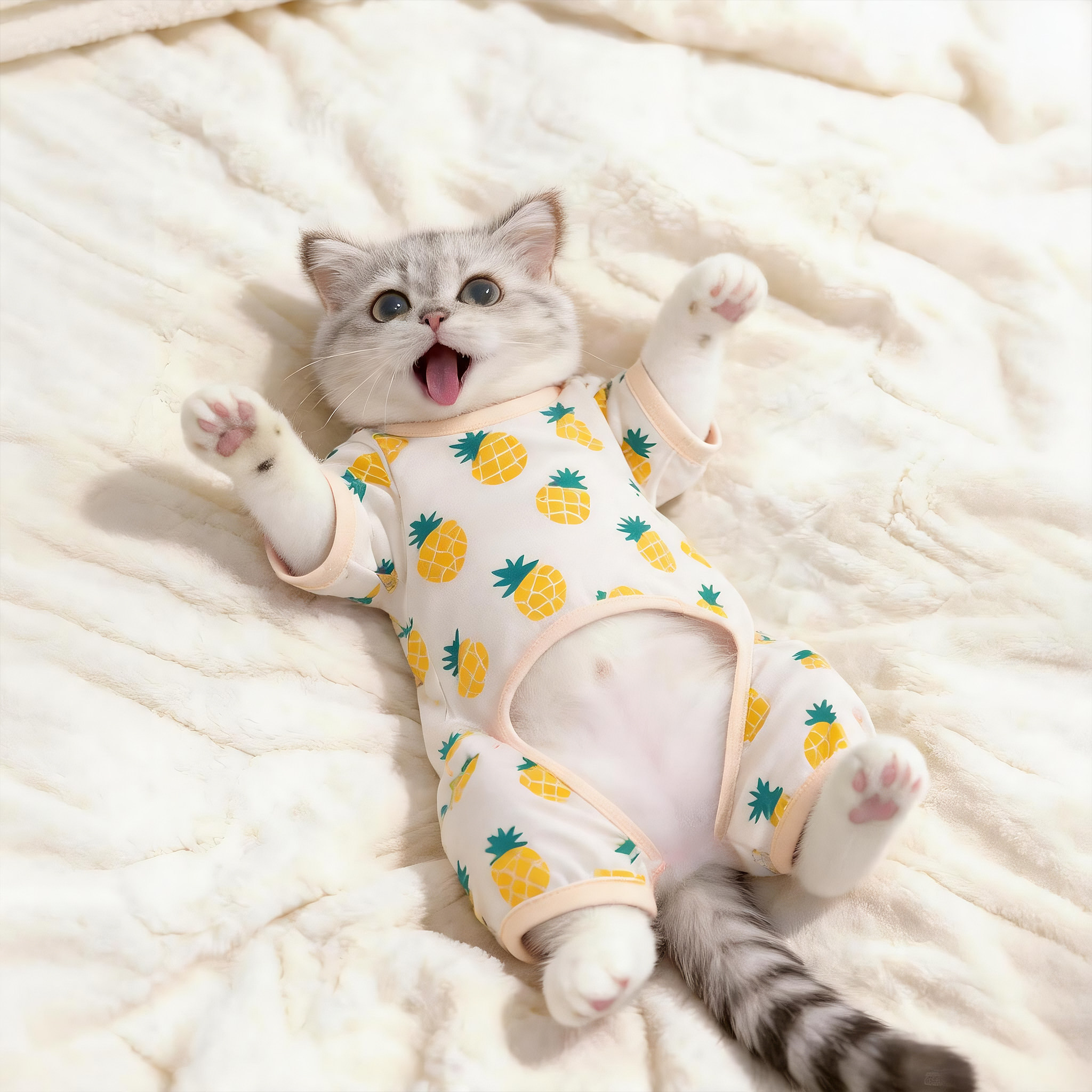 猫狗夏季薄款凉感防晒防掉毛衣图片