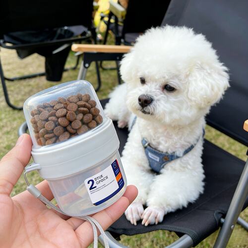 狗狗外出便携分格密封饮水杯