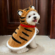 狗狗衣服秋冬款 老虎披风小型犬毛绒加厚斗篷猫咪衣服冬天睡觉保暖