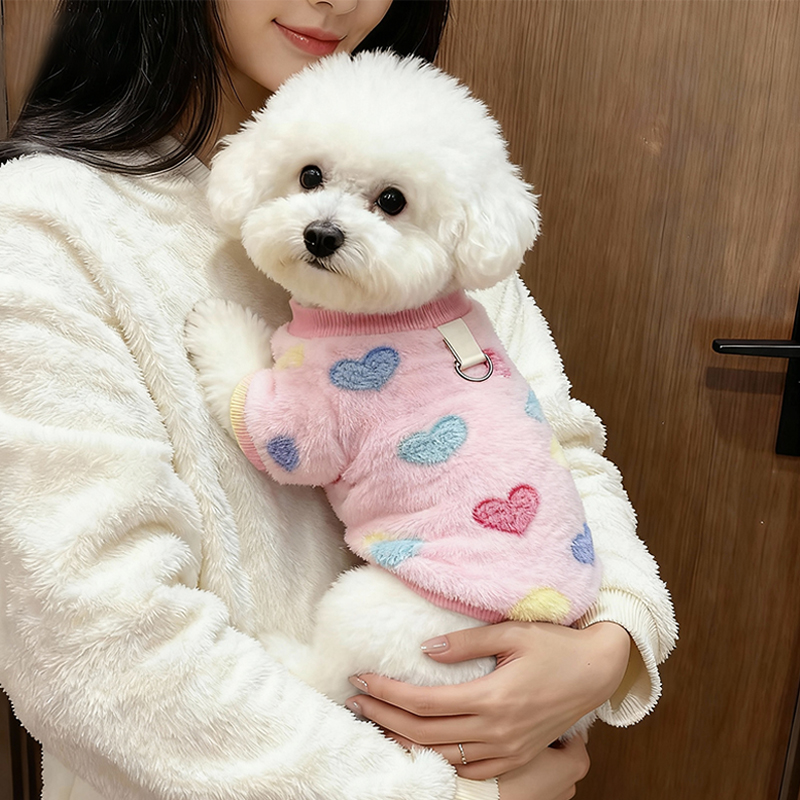 狗狗衣服秋冬装法兰绒保暖背心