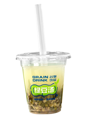 绿豆汤/绿豆沙冰打包杯