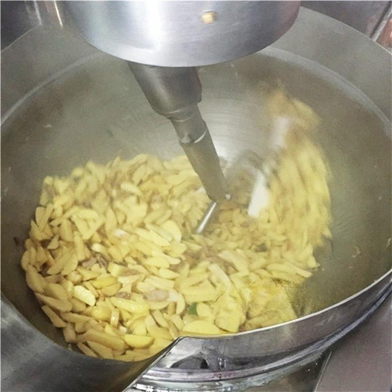 全自动炒腰果炒馅机 商用食品厂厨房炒菜机 电磁加热式炒爆米花机