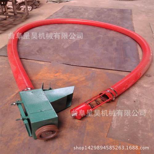 车载吸粮机 高粱大米输送提升机 耐磨可弯曲牛筋管抽粮机促销价