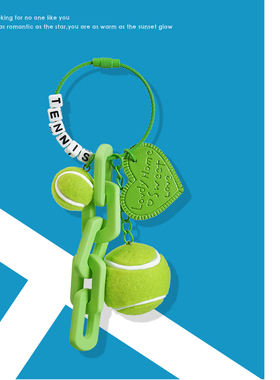 原创设计网球挂件挂饰可爱配件周边钥匙扣挂包比赛纪念品奖品礼物