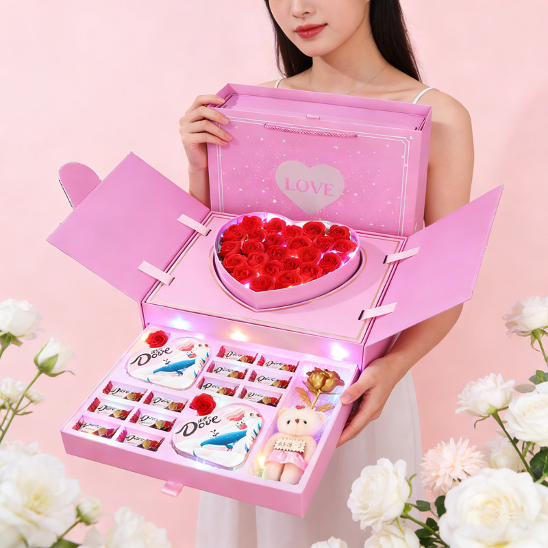 【送女友的礼物】德芙巧克力礼盒装生日女生创意仪式感高档情人节
