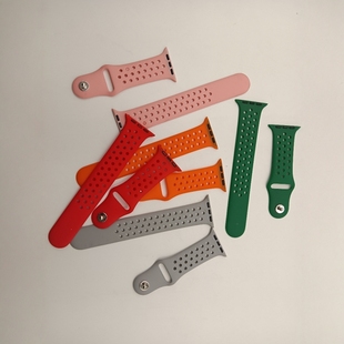 适用华强北s8s9s10智能手表儿童手表表带腕带35mm通用硅胶表带