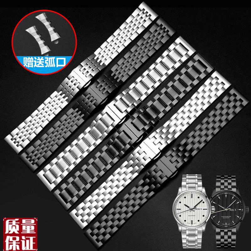 TKN精钢手表带适用美度MIDO橙舵手指挥官8600贝伦赛丽M0V05黑22mm