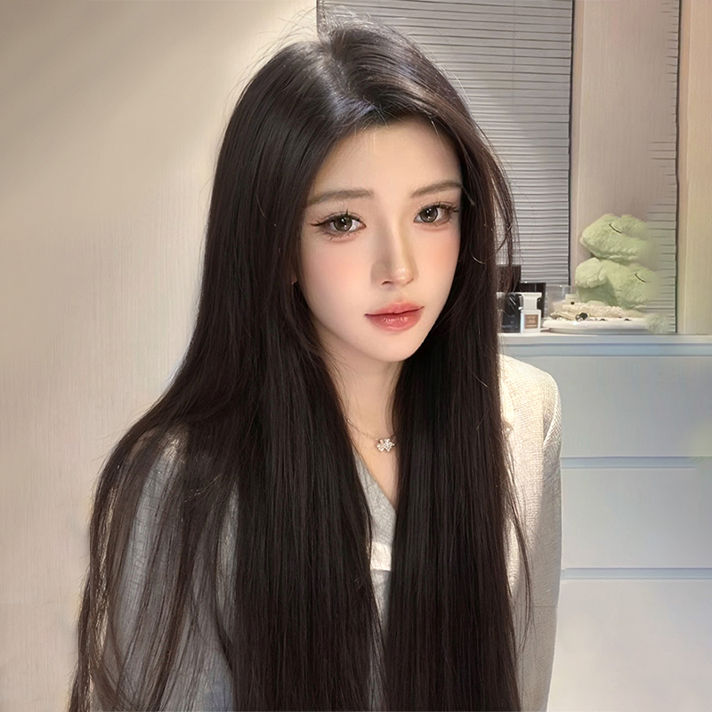 前额蕾丝假发女长发全头套新款