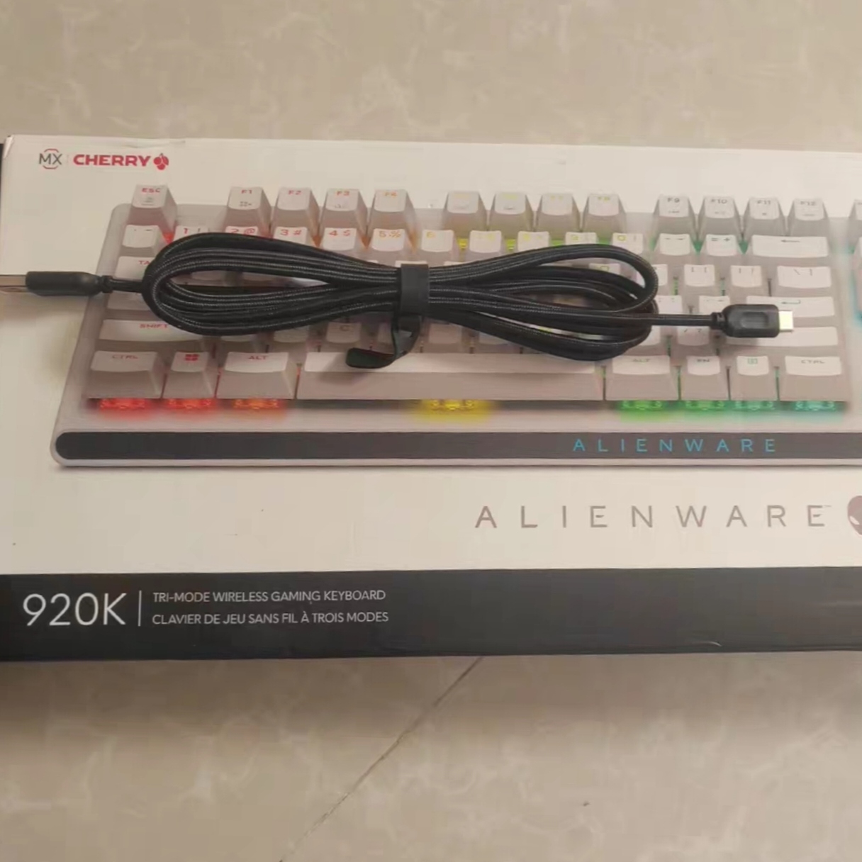 原装正品ALIENWARE外星人AW920K/420K三模机械键盘数据充电连接线 电脑硬件/显示器/电脑周边 键盘 原图主图