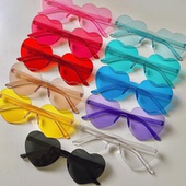 PanParty ins彩色爱心眼镜派对搞怪装 饰网红宝宝儿童自拍照道具