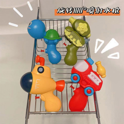 儿童迷你卡通消防车玩具小水枪
