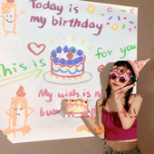 PanParty韩国ins生日投影仪投影灯派对拍照道具儿童小红书氛围灯