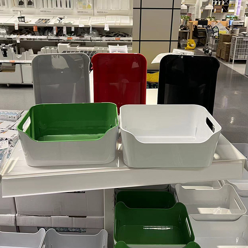 瓦瑞拉收纳盒桌面无盖化妆品盒子图片