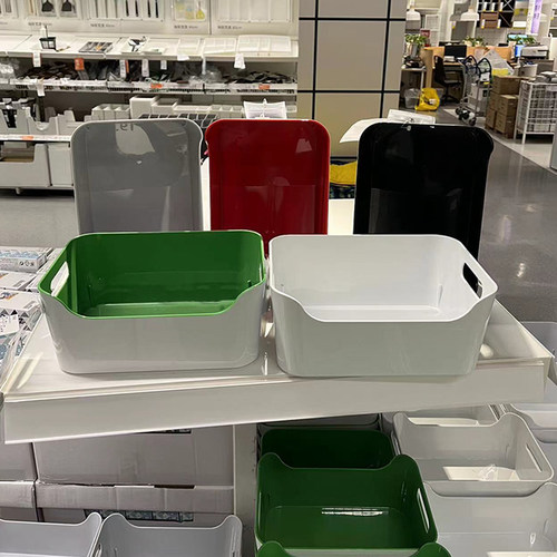 瓦瑞拉收纳盒桌面无盖化妆品盒子