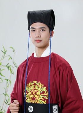 春秋战国帽子古代官帽祭孔通用帽
