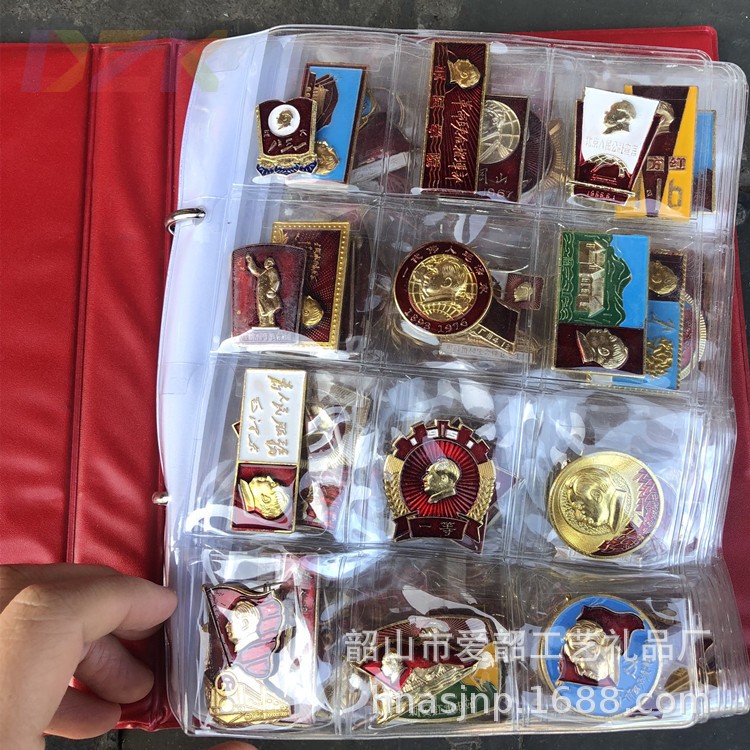 主席像章 徽章全套120枚毛爷爷纪念章胸章徽章勋章红色收藏t2