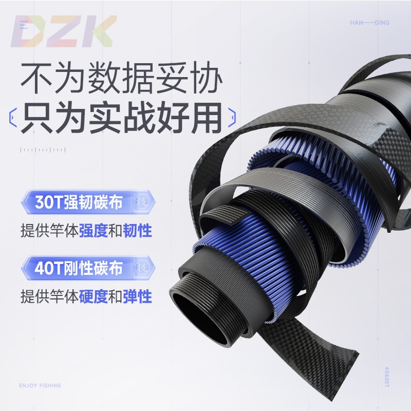 汉鼎速战极小综合龙版鱼竿超轻轻量台钓竿.6