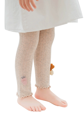 女童加绒秋冬打底裤外穿婴儿保暖