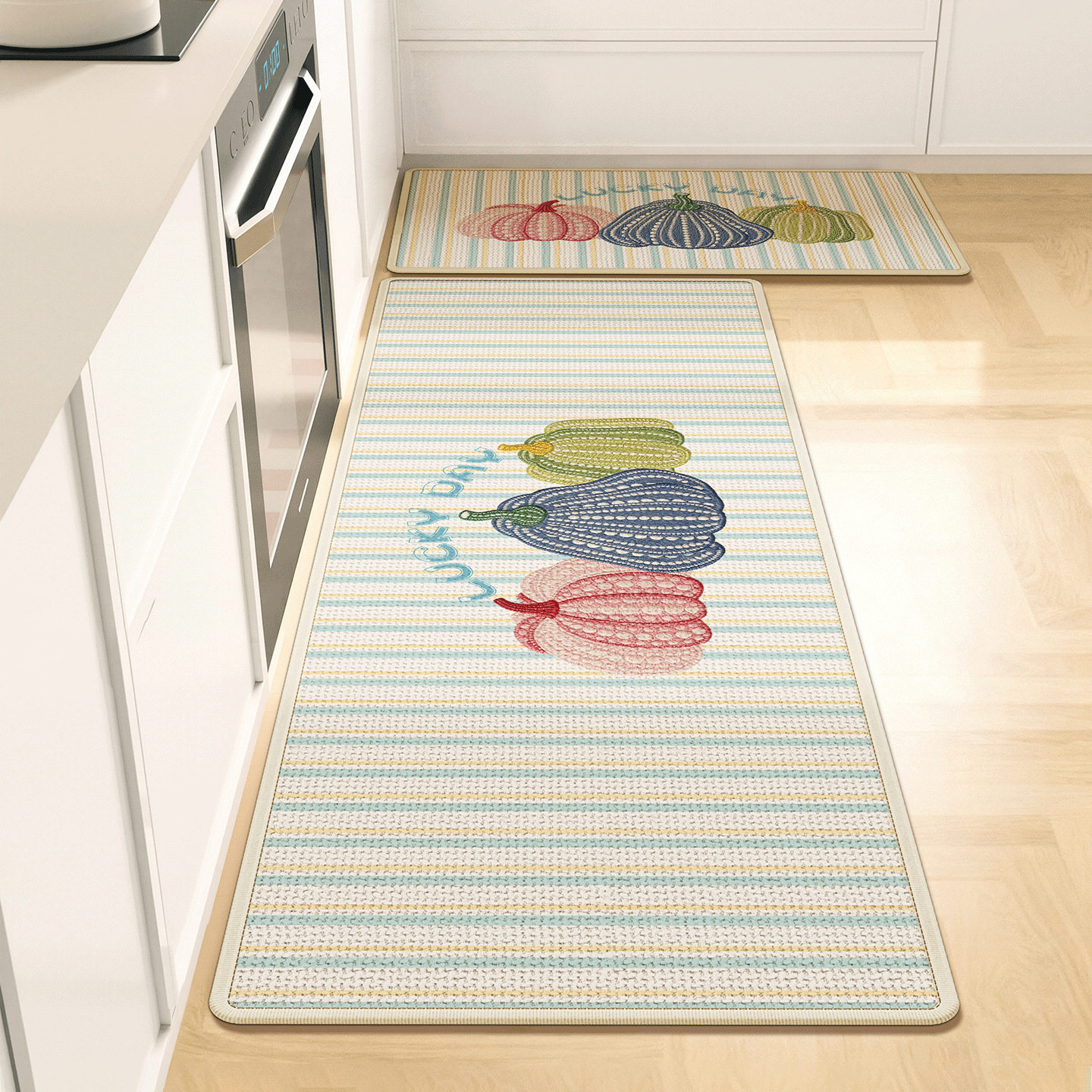 现代简约亚麻硅藻泥地垫吸水易打理脚垫家用厨房长条耐脏防滑垫,居家布艺,家用脚垫,淘宝优惠券,粉丝福利购,淘宝优惠卷