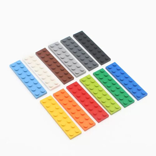 MOC适用于乐高小颗粒3034积木 2x8矮砖薄片基础零散配件长条底座