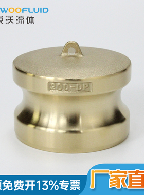 黄铜Camlock凸轮扳把式DP型快速接头耐腐蚀阳端堵头防尘盖防尘塞