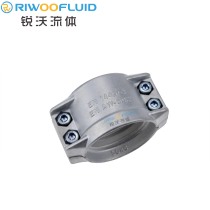 DIN2817-EN14420 aluminum alloy safety pipe clamp two-piece pipe clamp hose clamp shield machine pipe clamp