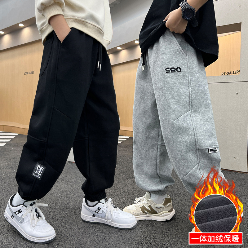 男童裤子2025冬装新款