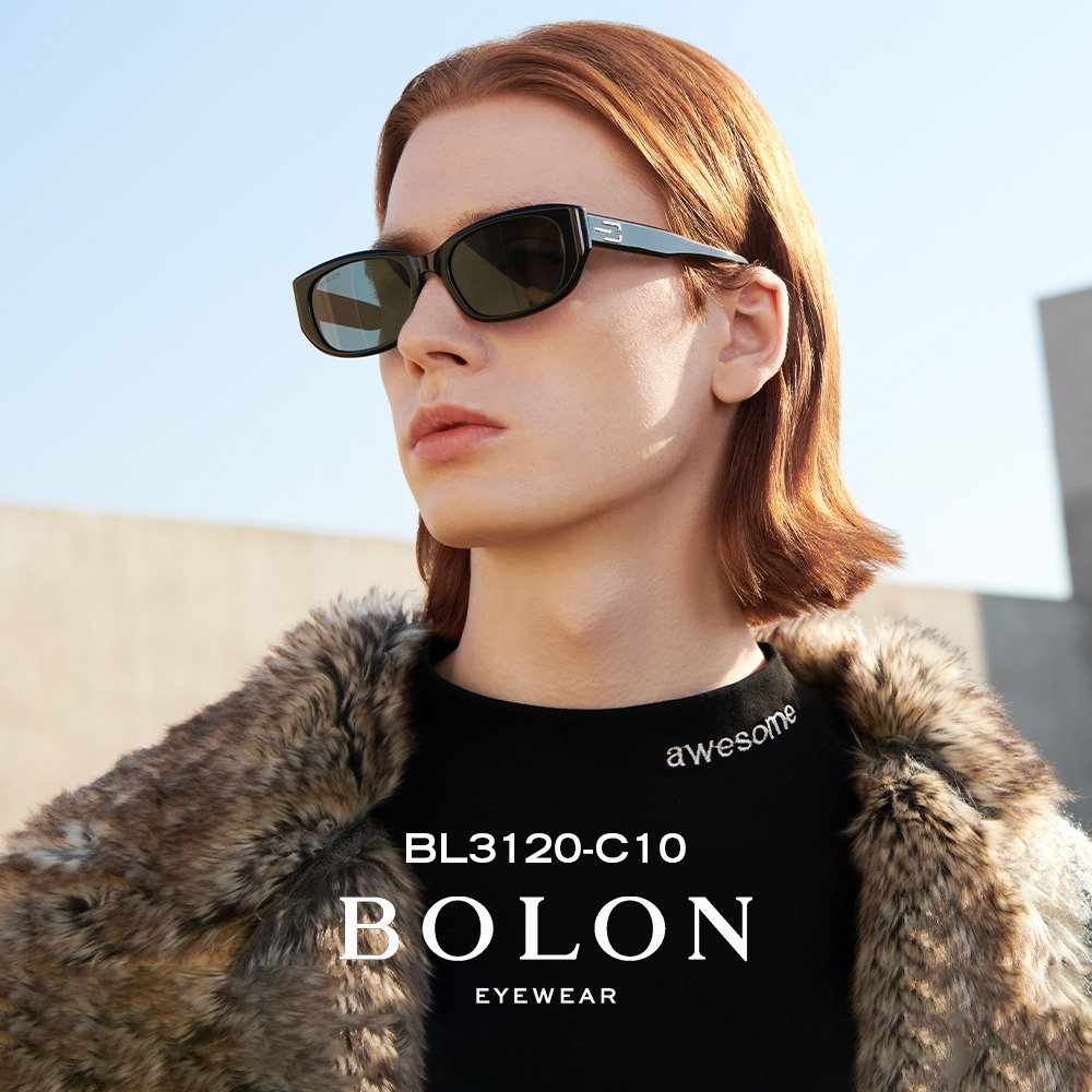 王鹤棣同款小框偏光墨镜BL3120