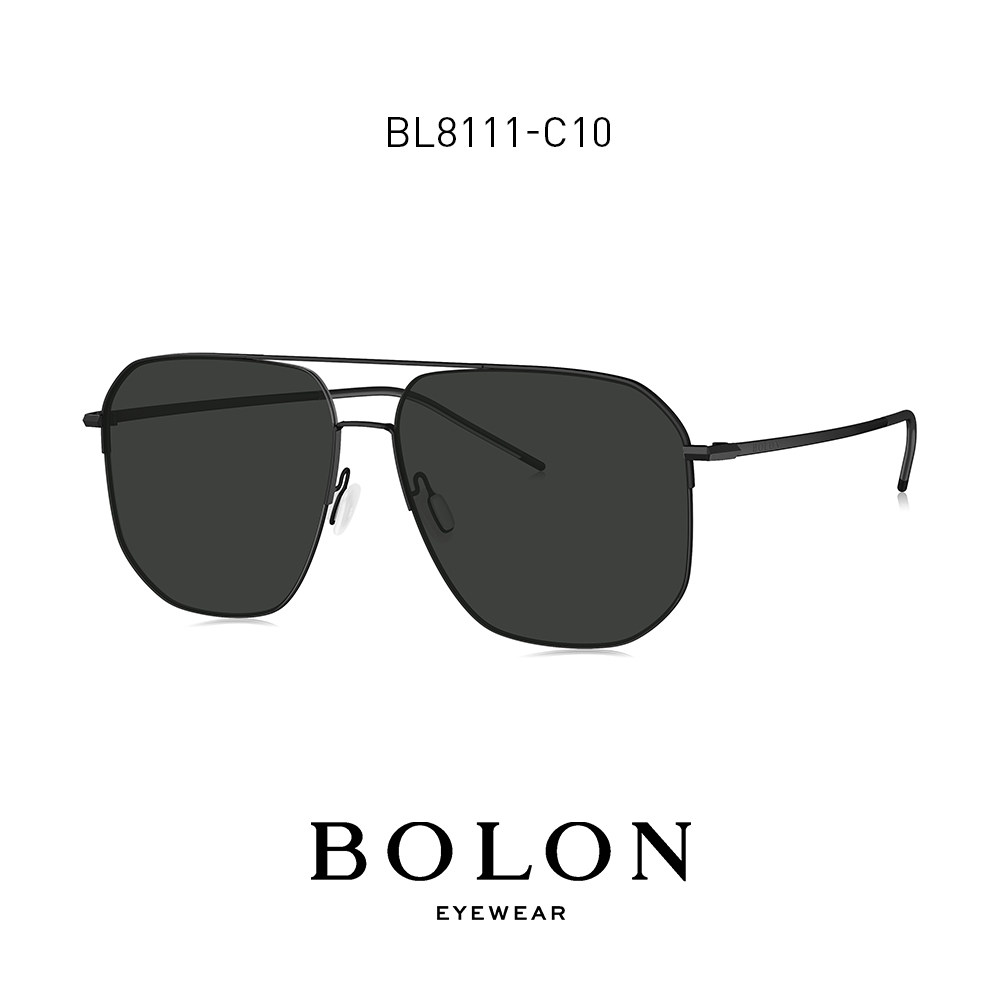 BOLON暴龙眼镜2023新品太阳镜飞行员框蛤蟆镜偏光驾驶墨镜BL8111