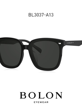 bolon暴龙新品韩版黑超板材眼镜