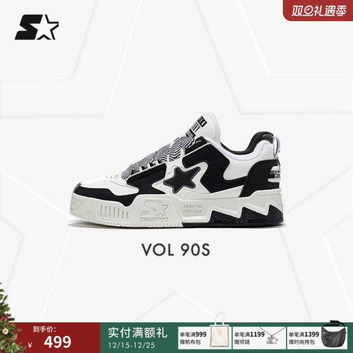 STARTER低帮厚底VOL音浪板鞋