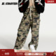 针织长裤 STARTER迷彩裤 子 宽松休闲工装 裤 男女同款 100%棉时尚