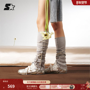 新年礼物王玉雯同款芭蕾鞋STARTER珠光德训鞋鞋子休闲运动鞋女鞋