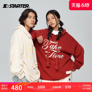 STARTER |套头毛衣情侣男女同款2023年新款撞色潮流宽松休闲毛衣