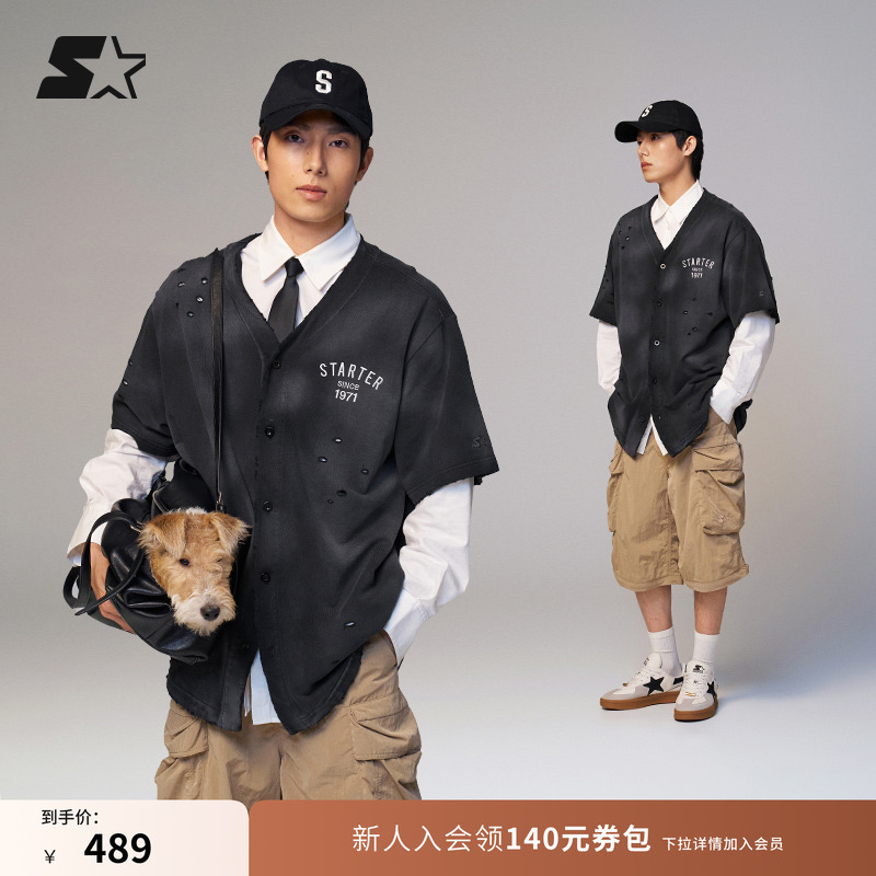 STARTER棒球衬衫2025夏季新款