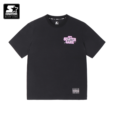 STARTER T恤新款男女同款棉休闲运动百搭宽松纯棉印花短袖上衣