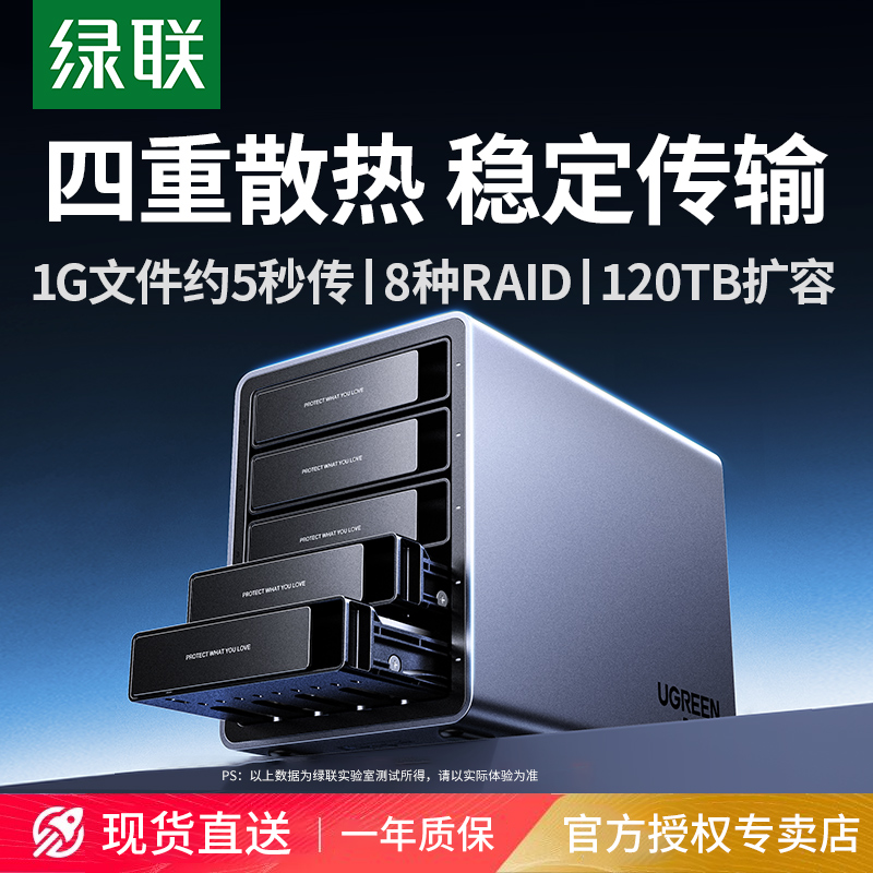 绿联硬盘阵列柜机械外接盒