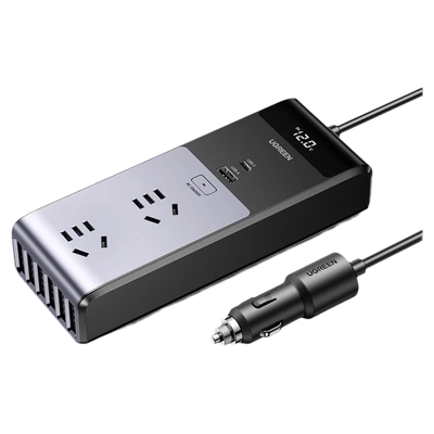 绿联车载逆变器转换器12V转220V