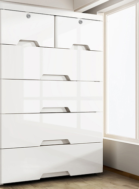 加厚收纳柜子储物柜特大号塑料整理箱家用置物加高抽屉式儿童衣柜