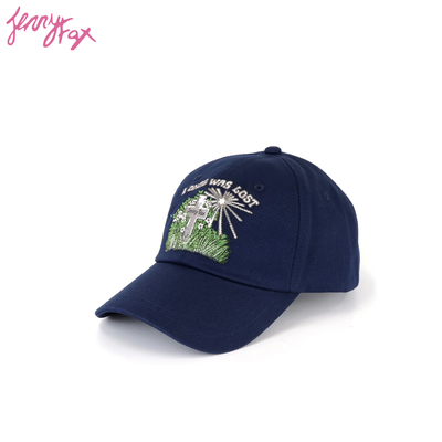 【秋冬新品】JennyFax独特刺绣鸭舌帽双色百搭时髦单品棒球帽