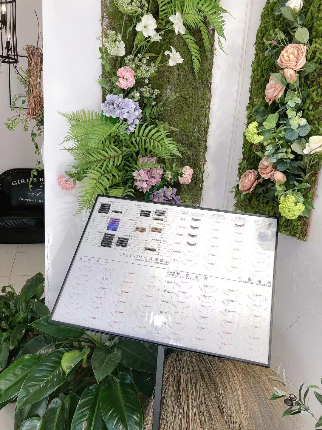 抖音同款落地立式专用睫毛展示架