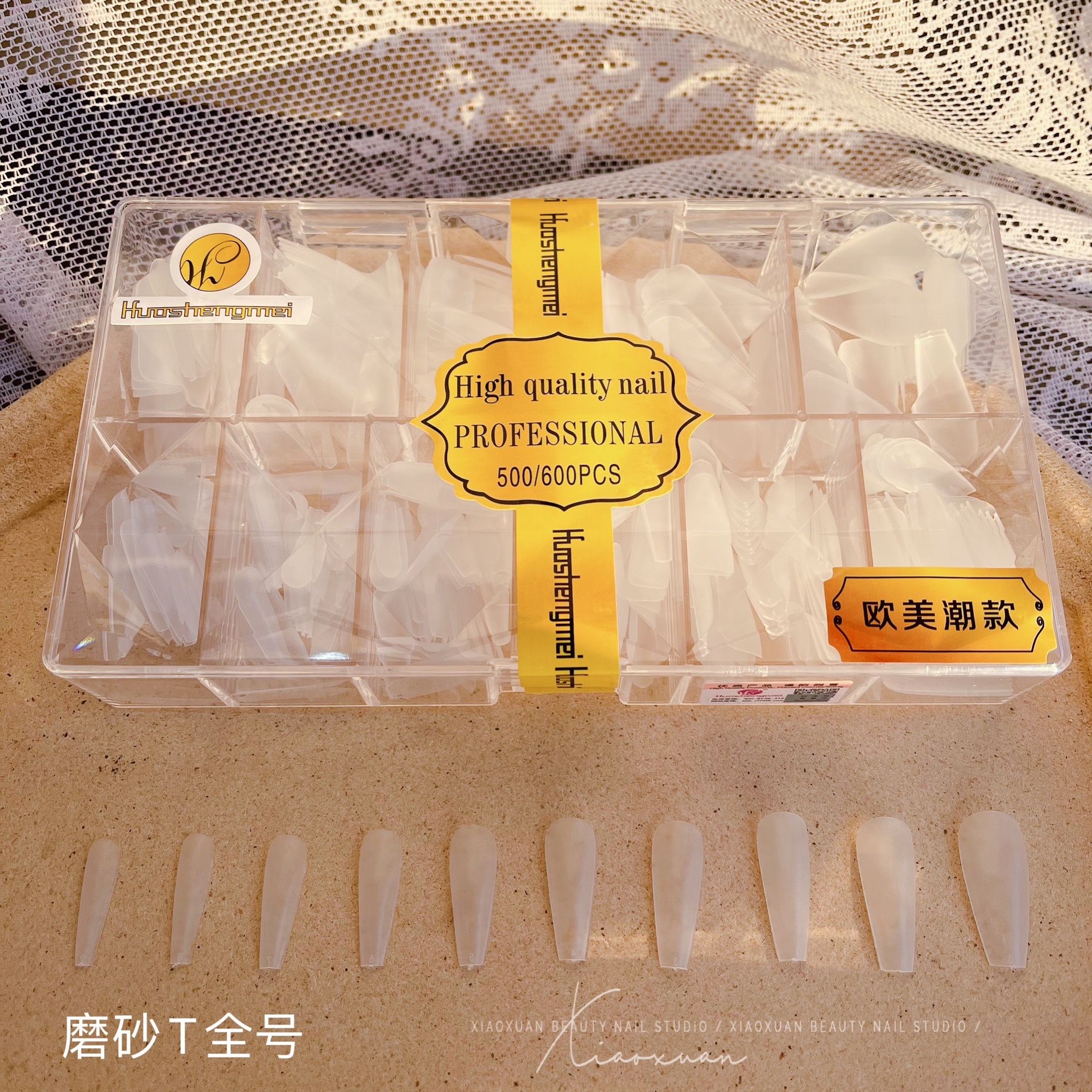 欧美潮款新品半贴t型盒装甲片