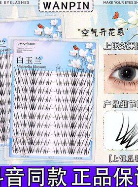婉嫔白玉兰淡颜系假睫毛