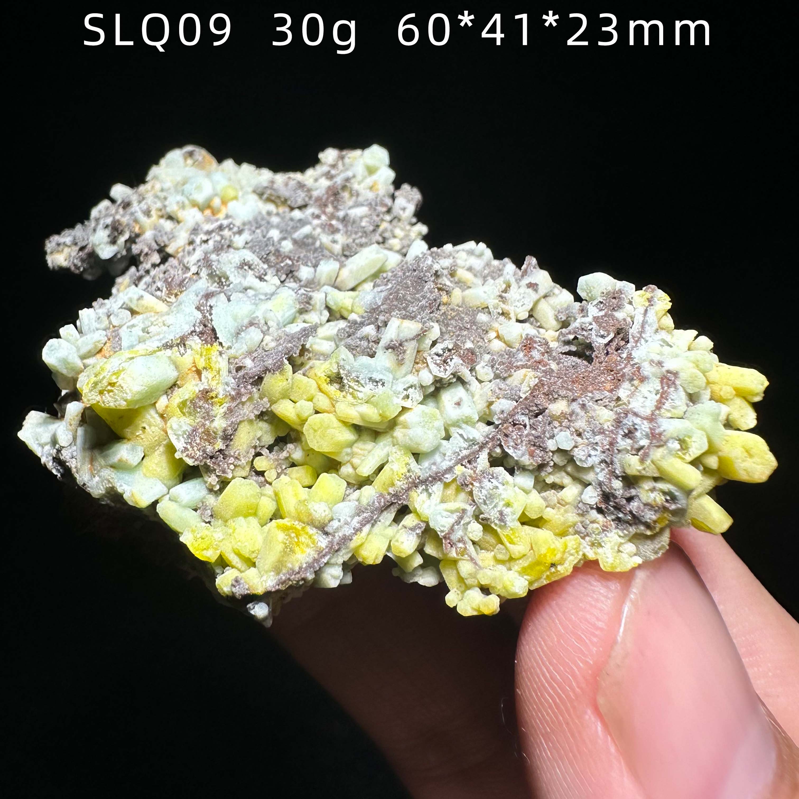 天然水磷铝铅蓝色磷氯铅矿矿物晶体标本教学收藏原石宝石观赏摆件