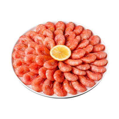 北极甜虾无冰净重3斤90120+规格头膏腹籽混合 带籽随机有青头10%