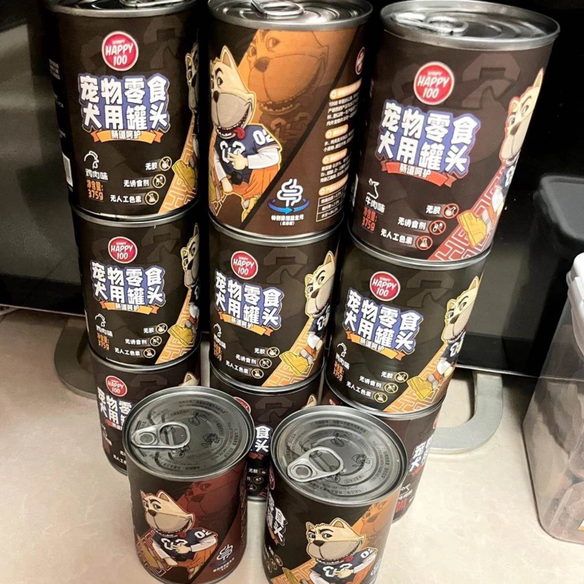 顽皮狗罐头零食泰迪金毛狗食通用型狗狗主食宠物拌饭375g一整箱