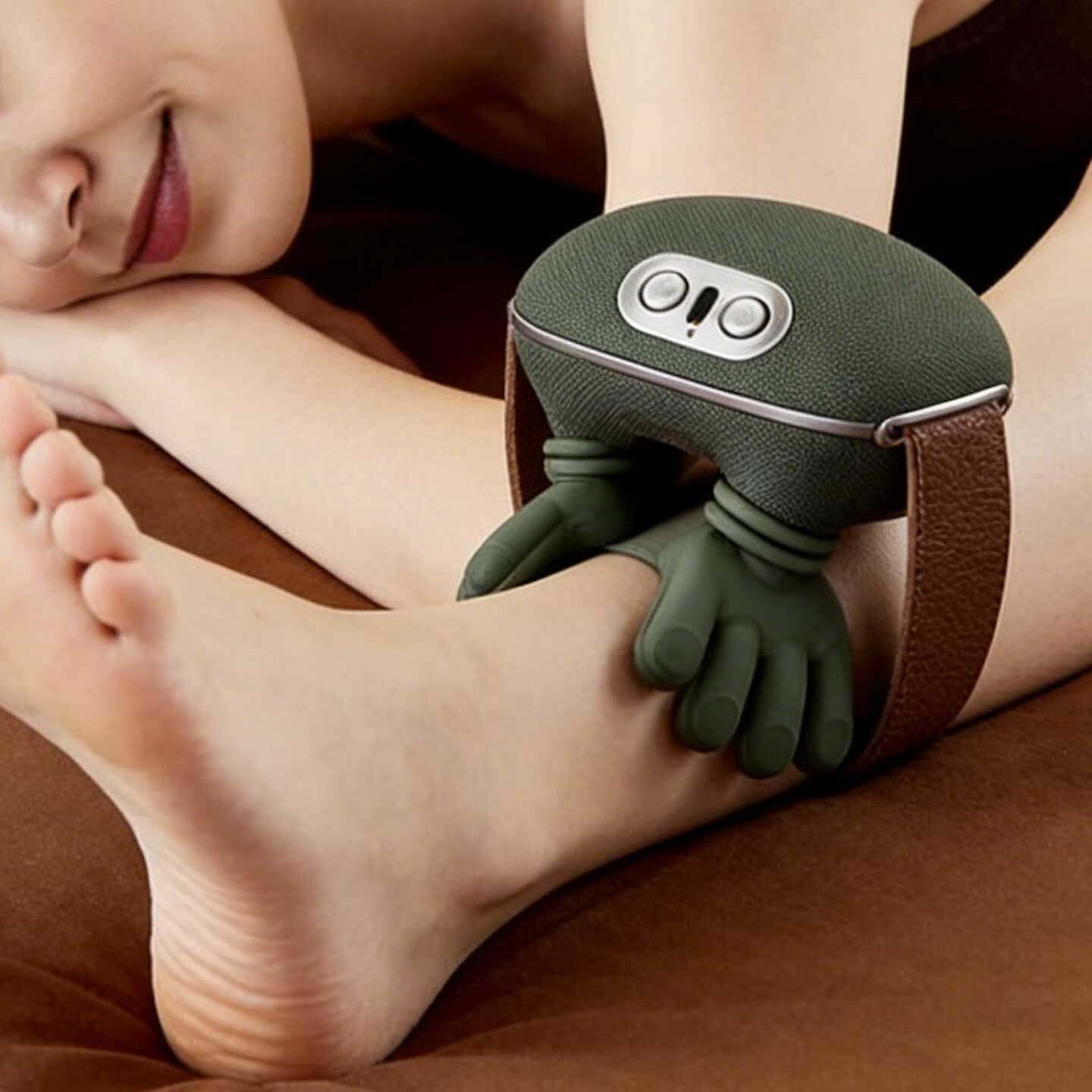 腿部按摩仪全自动揉捏按摩器仪仿人手热敷放松肌肉神器